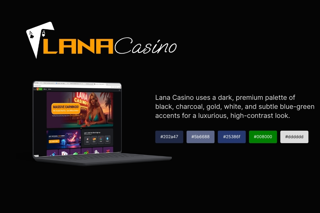 Lana Casino color pallet