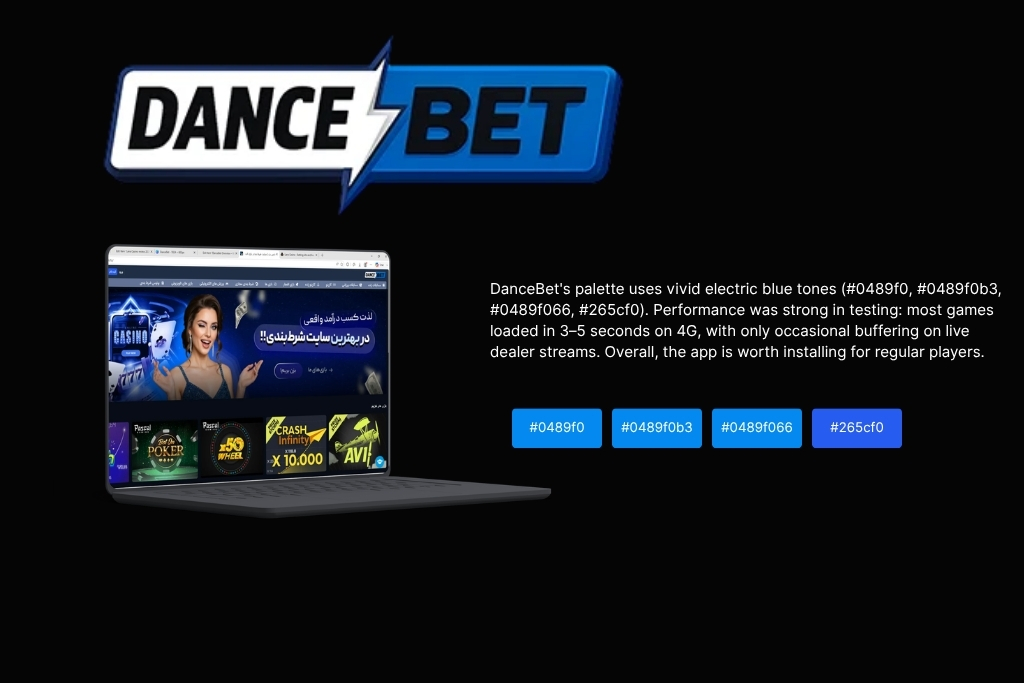 DanceBet color pallet