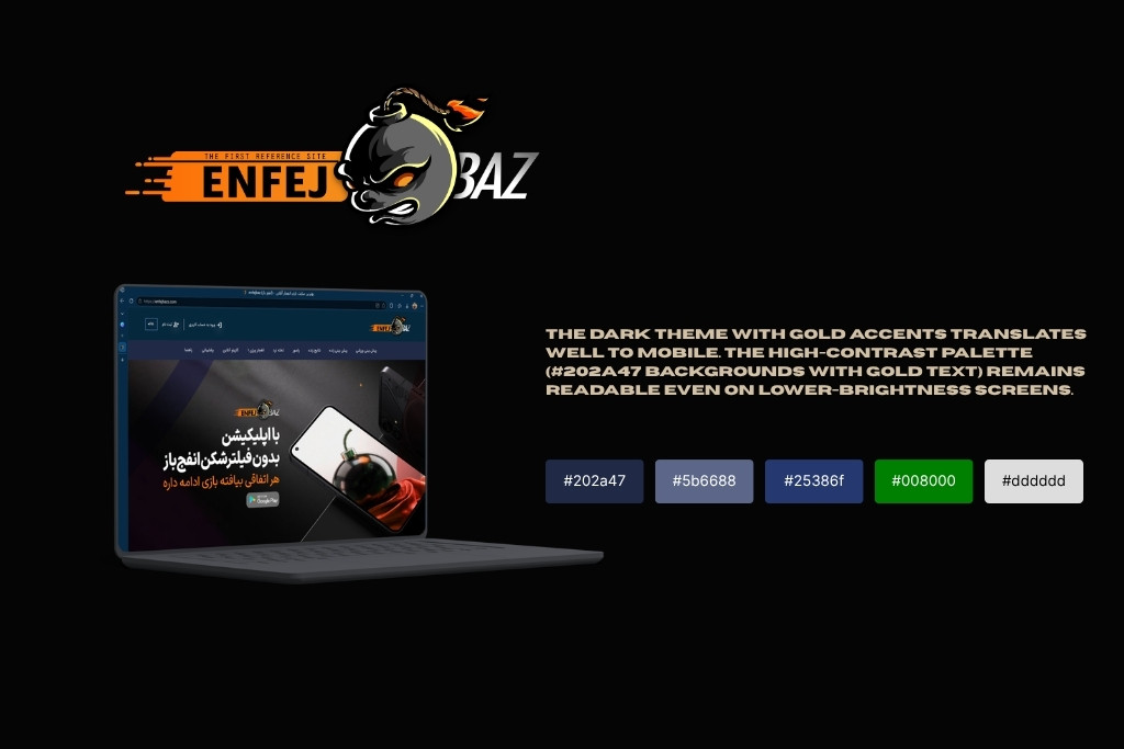 Enfejbaz color pallet