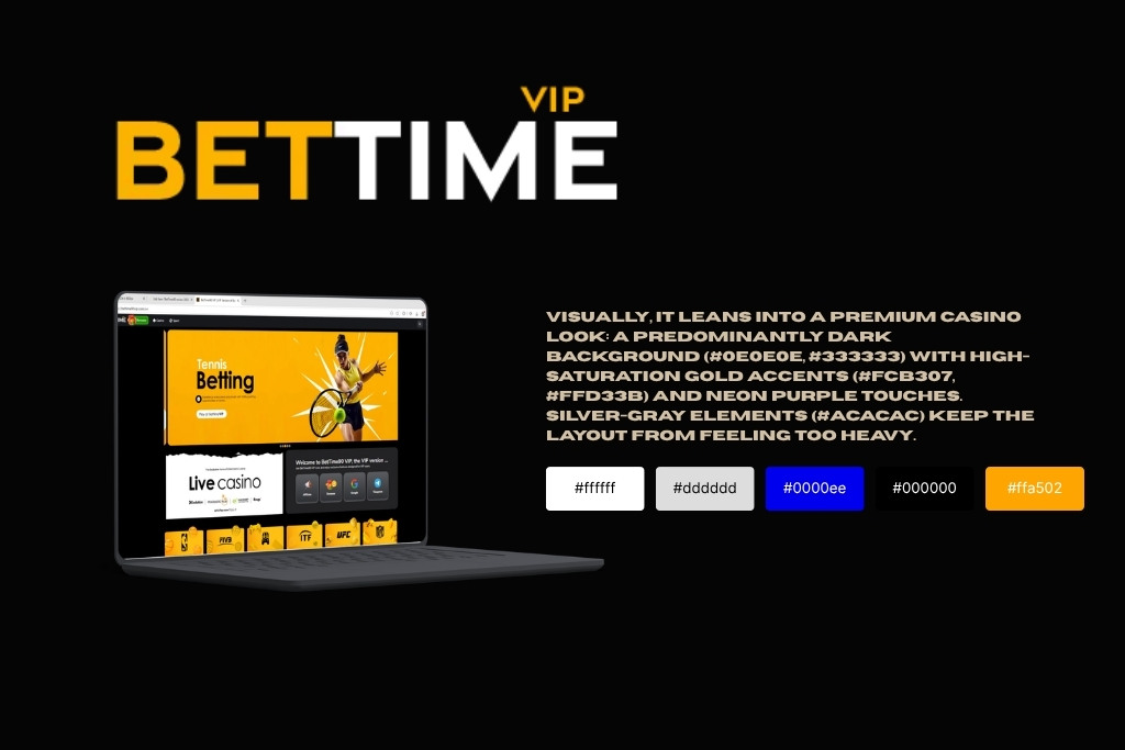 BetTime90 color pallet
